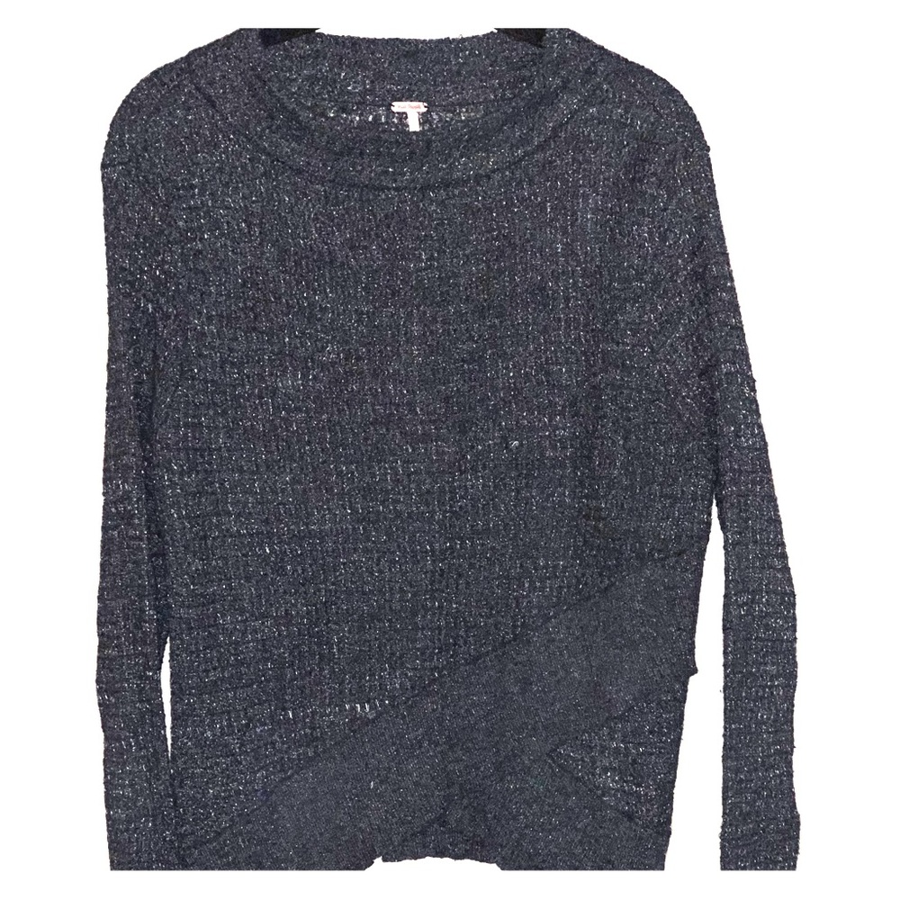 Free people cross front sweater